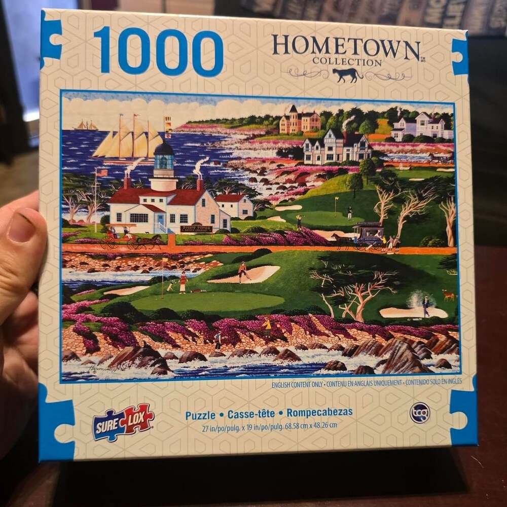 Sure-Lox Hometown Collection 1000 Piece Coastal Lighthouse Puzzle